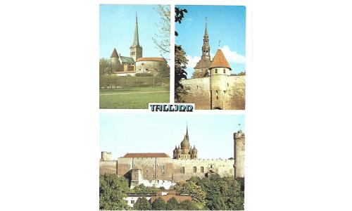 Cart�o Postal Estonia Tallinn G.German