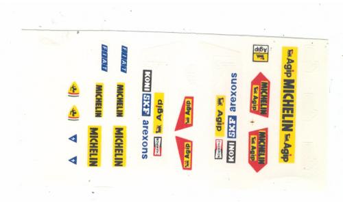 Autorama Estrela - Decalque 1980 Ferrari 1 J. Scheckter