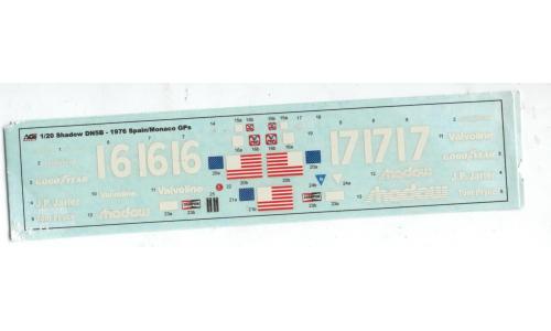 1/20 - 1976 Shadow DN5B Espanha / Monaco