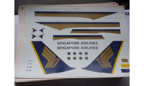 Decalque Avi�o Singapore Airlines A380-800