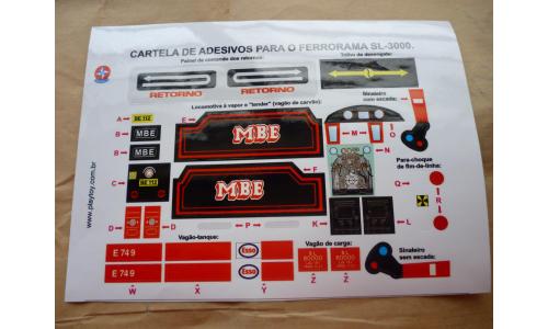 Ferrorama - Adesivo Cartela SL-3000