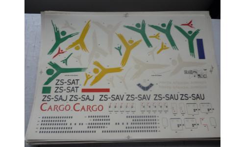 Decalque Avi�o South African Cargo