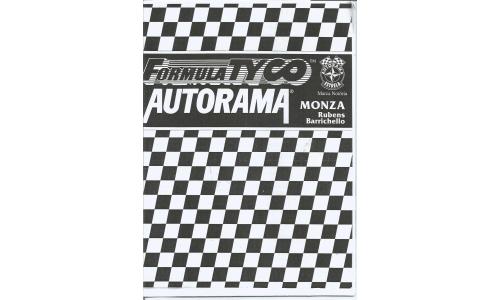 Autorama Tyco - Manual Monza Serie Rubens Barrichello