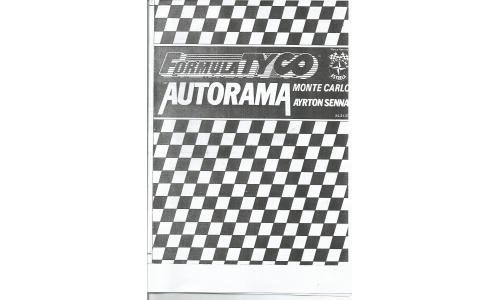 Autorama Tyco - Manual Monte Carlo Serie Senna