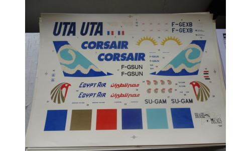 Decalque Avi�o UTA Corsair Egypt Air